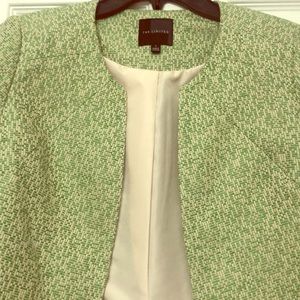 NWOT limited green and white blazer